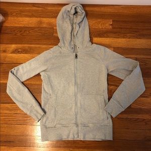 Lululemon size 2 grey zip up hoodie